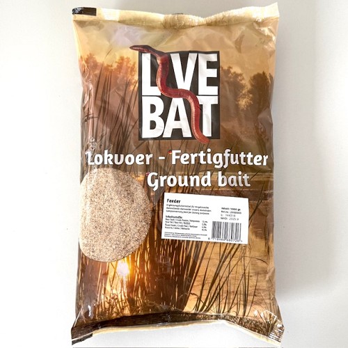 Live Bait lokvoer Feeder 1 kg.
